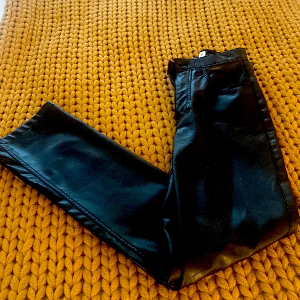 00 pu leather pants